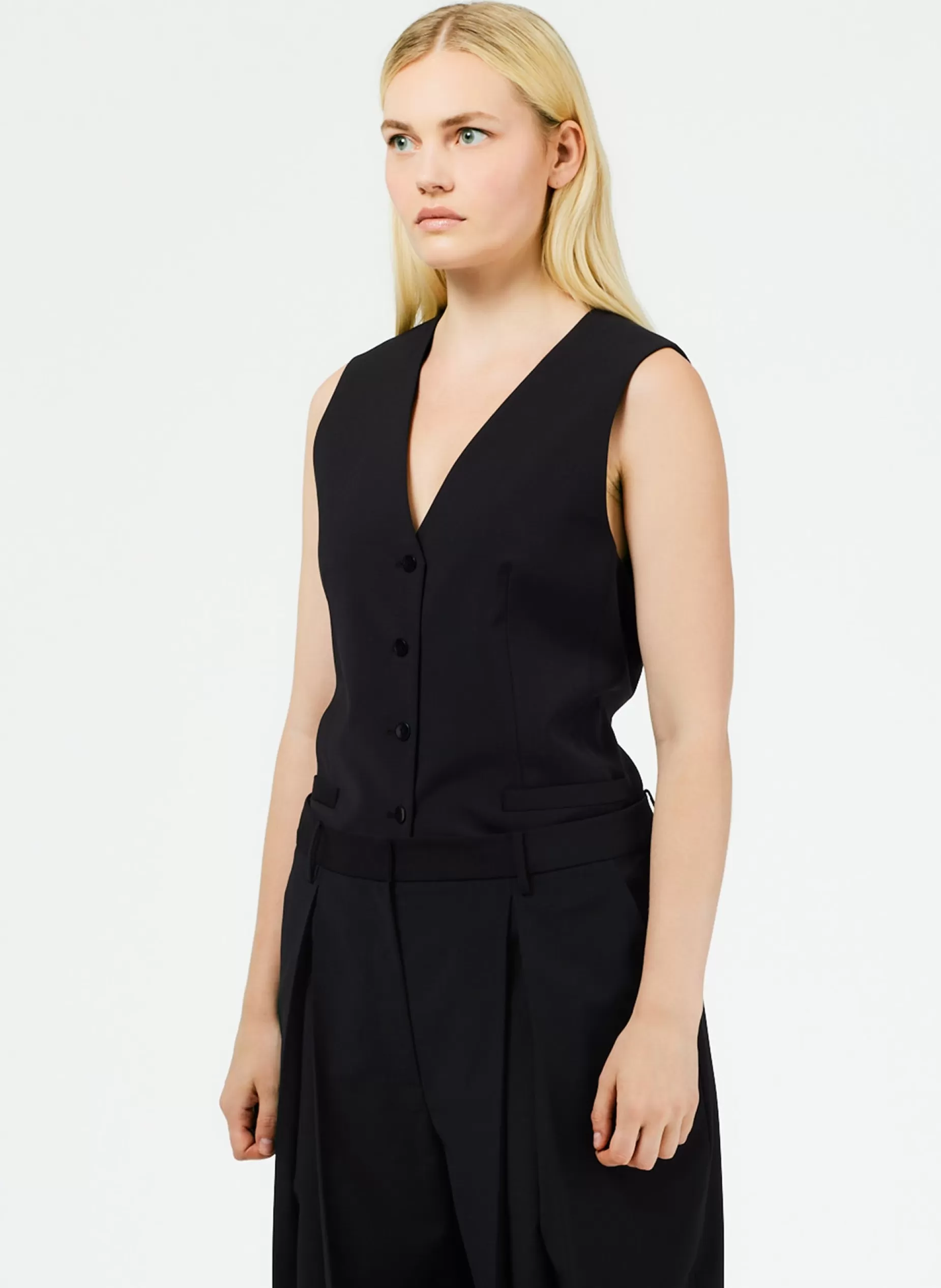 Tibi Suits | Tops-Tropical Wool Vest