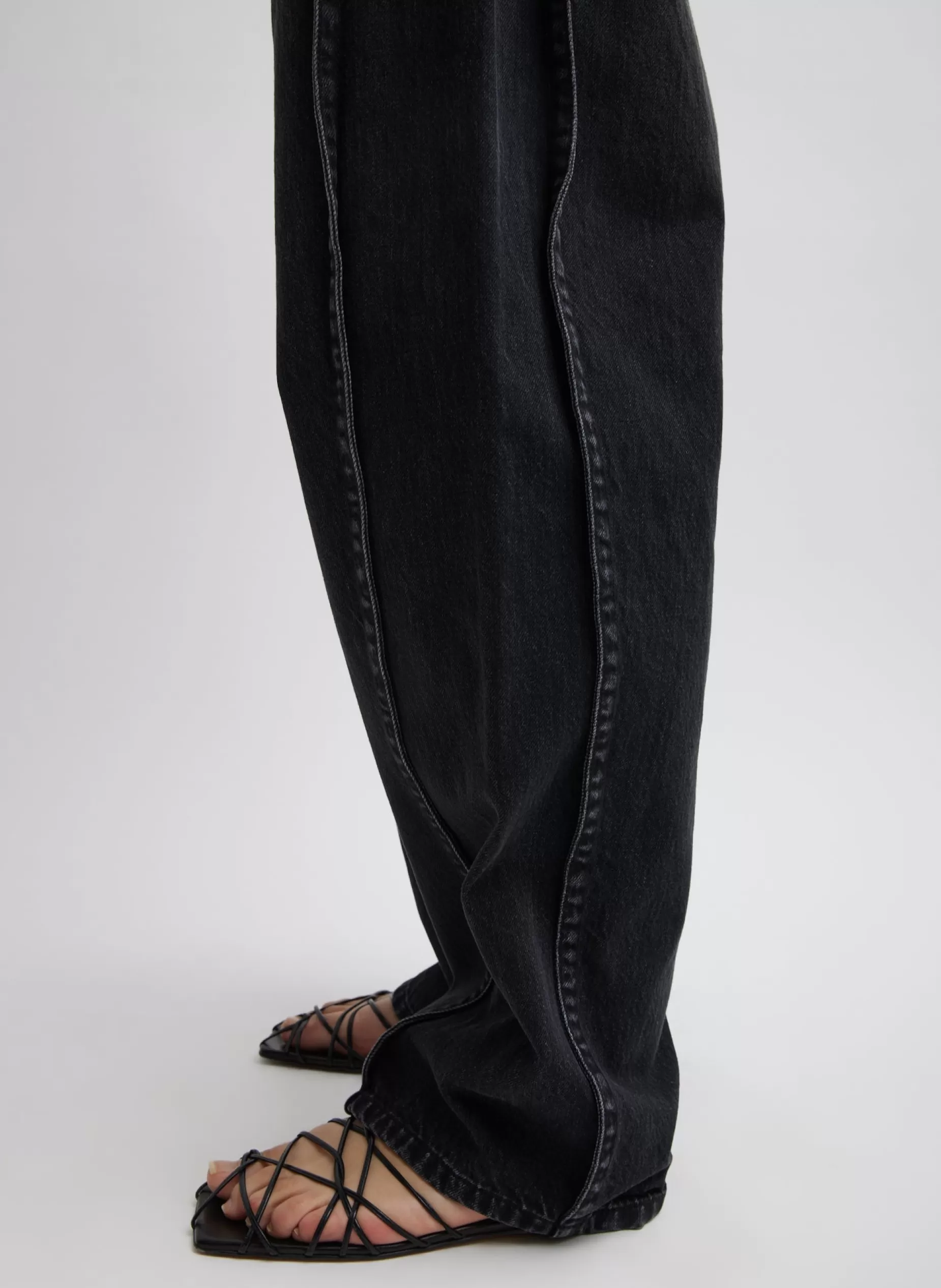 Tibi Denim | Pants & Shorts- Denim Tuck Jean