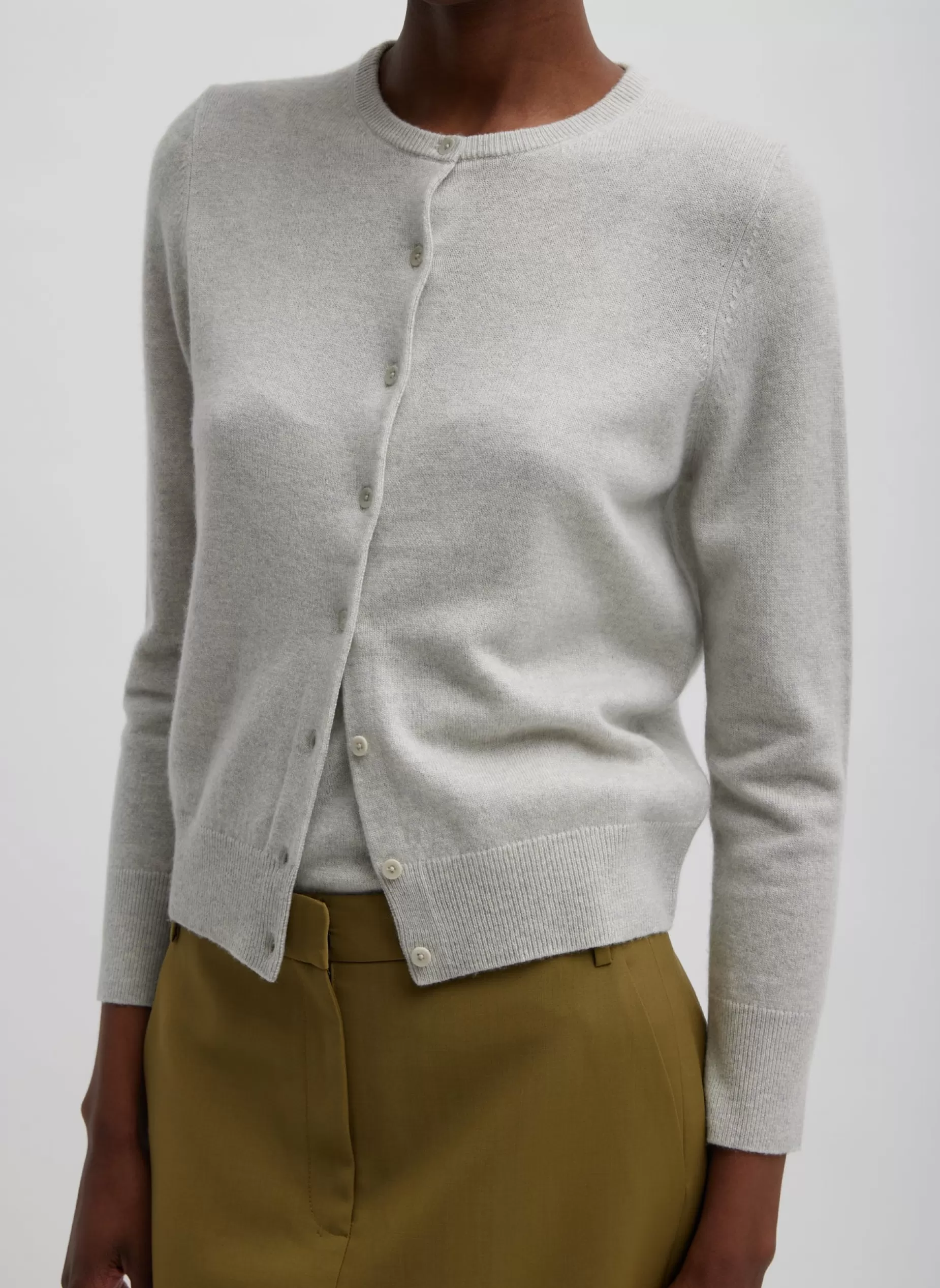 Tibi Knitwear & Sweatshirts | Fundamentals - WOFs-Washable Cashmere Shrunken Cardigan