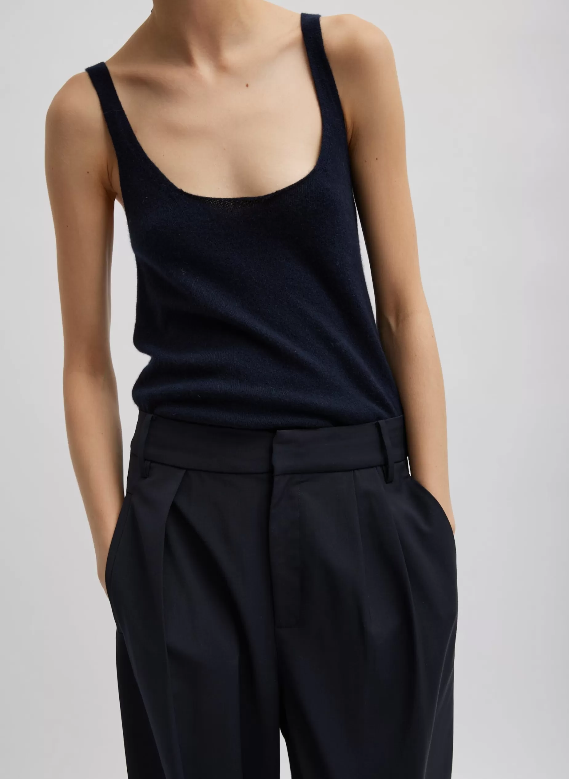 Tibi Knitwear & Sweatshirts | Fundamentals - WOFs-Washable Cashmere Tank Sweater